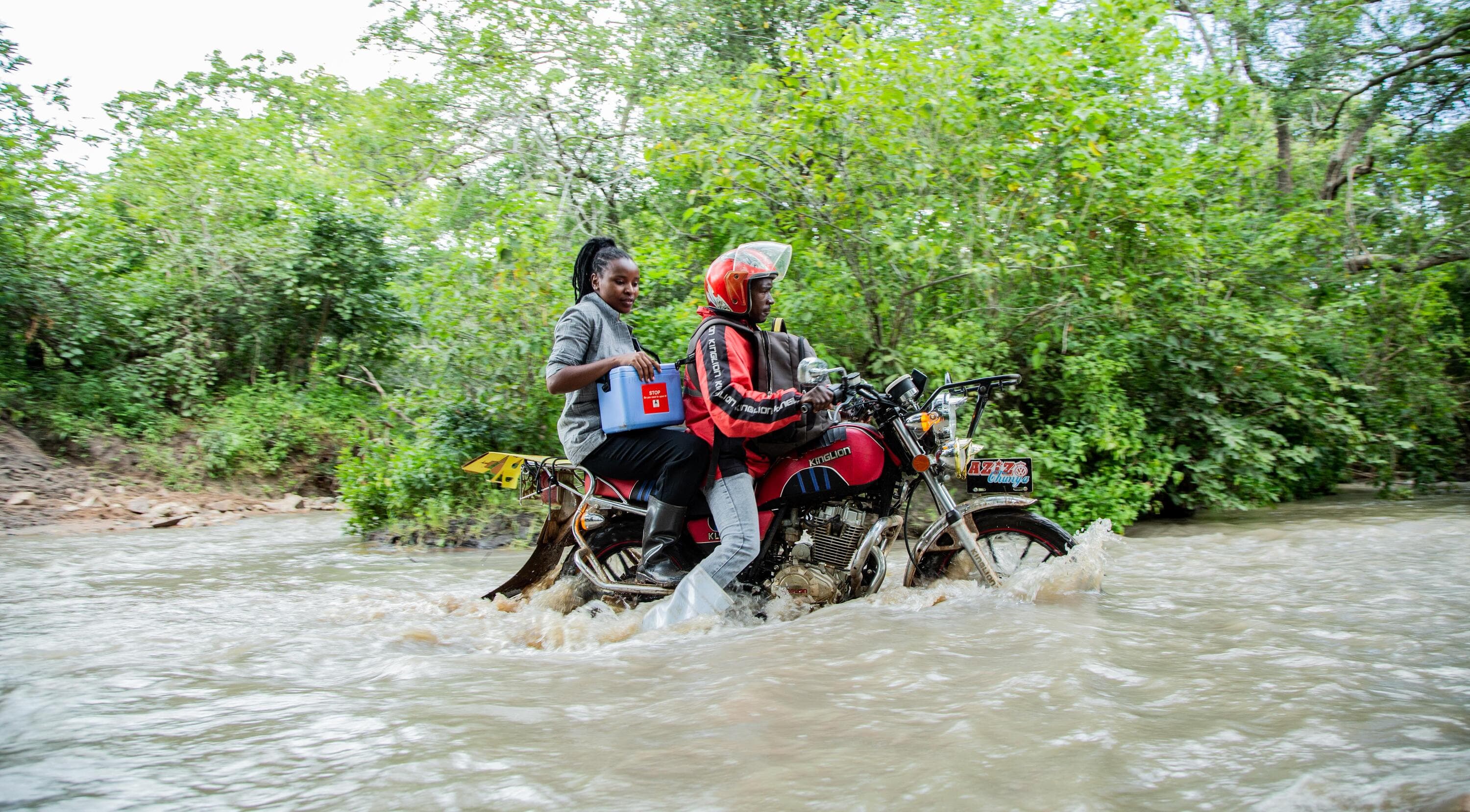 Sjukvårdare på motorcykel – Tanzania 2024