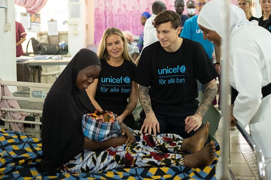 Maja Victor Nilsson Lindelöf- unicef
