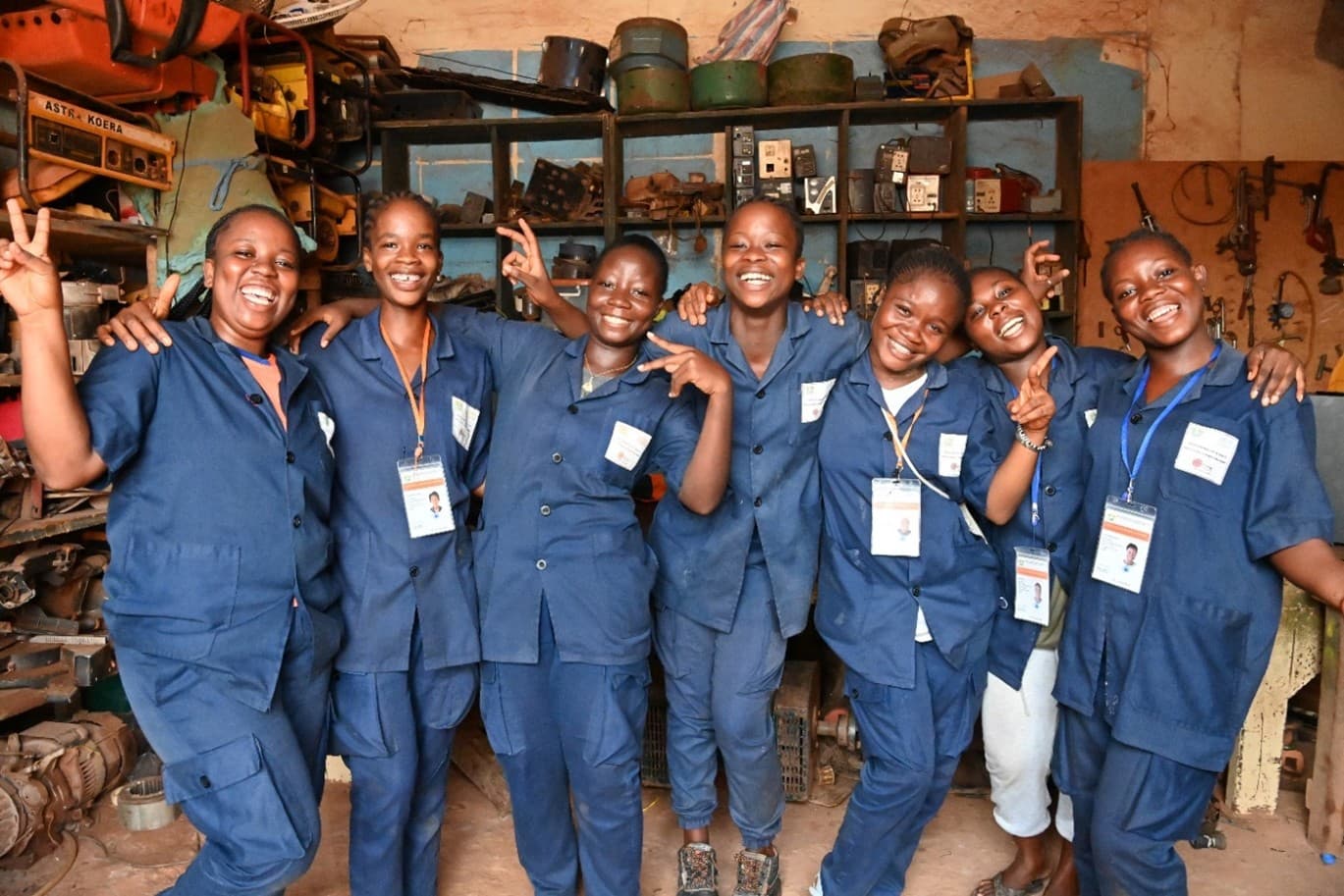 Elever från drömprojektet - Elefenbenskusten 2022